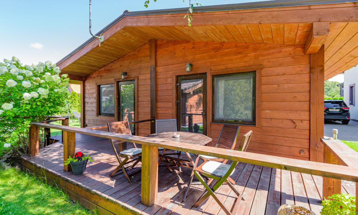 Wooden hut Fir